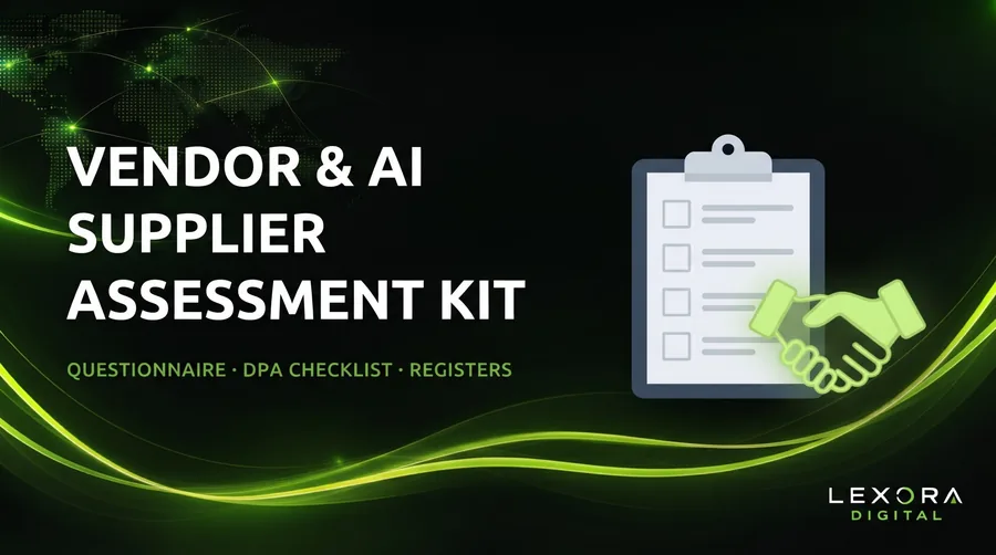 Vendor & AI Supplier Assessment Kit